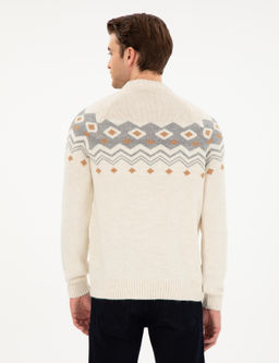 Ekru Slim Fit Kazak - Pierre cardin фото 5