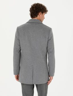 A__k Gri Y_n Kar___ml_ Ekstra Slim Fit Ka_e Kaban