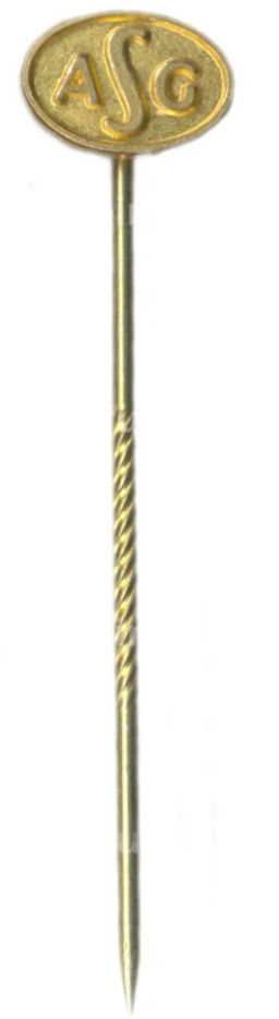 Значок рекламный ASG