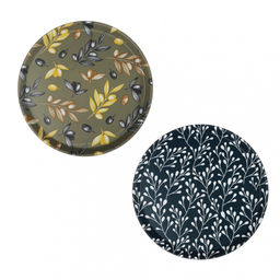 _Поднос круглый с антискользящим покрытием, d35,5см, "Тоскана", 2 дизайна арт. 862-446