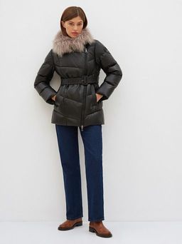 Conso/WDMPF 210527 - nero Пуховое Пальто фото 10