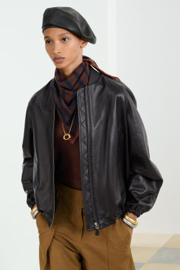 CCN LEATHER BOMBER - Zara фото 2