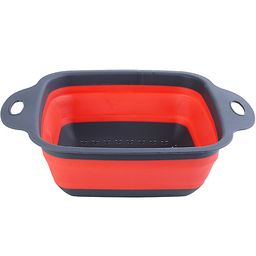 31490 Дуршлаг силикон с ручками, КРАСНЫЙ.MB (х60) - Mayer&boch фото 2