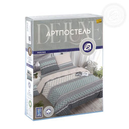 Постельное белье Классика (поплин DE LUXE) Евро/Пододеяльник: 1 шт. - 215*200; Простыня: 1 шт. - 215*240; Наволочка: 2 шт. - 70*70; DE LUXE - Артпостель фото 4