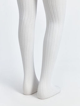 Kendinden Desenli K?z ?ocuk ?nce K?lotlu ?orap 2li