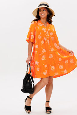 Платье Mubliz 348 оранжевый
