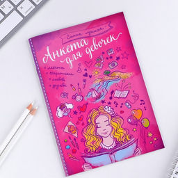 Цена за 3 шт. Анкета для девочек Самая лучшая, А5, 16 листов - Artfox фото 2