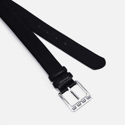 Ремень женский, ширина 3.5 см, винт, пряжка металл, цвет чёрный - Simaland фото 2