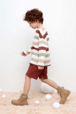 Crockid _ КР 400596/красное дерево к436 шорты для мал  фото 4