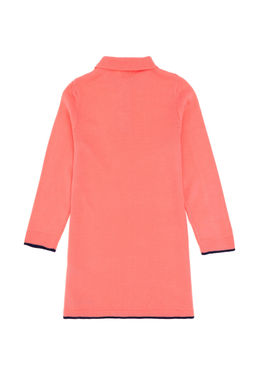 Трикотажное платье с цветком граната для девочки Неожиданная скидка в корзине - U.s. polo assn фото 4