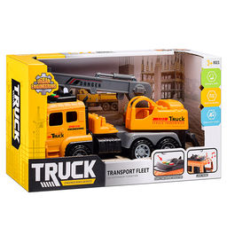 Машина "Автокран" (свет, звук) в коробке