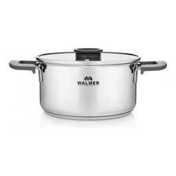 Кастрюля с крышкой Walmer Preston, 3 л, цвет хром  фото 3