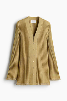 Glittery rib-knit cardigan - H&m фото 4