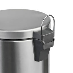 Контейнер д/мусора 5,0л. круг с педалью нерж. с доводчиком 205*205*275мм арт. КТ-90-5С-СД Катунь
