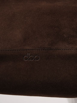 Замшевая сумка Mosaic DBR 31376 черный каштан фото 8