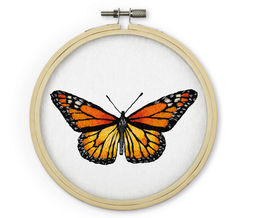Набор для вышивания PANNA Живая картина JK-2234 Бабочка. Монарх 13 х 13 см