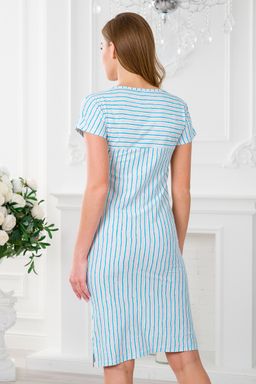 Туника женская из кулирки Альбертина бирюзовый - Амадэль фото 14