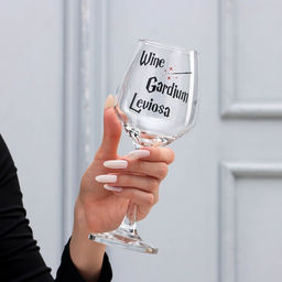 Бокал для вина с надписью Wine Gardium 350 мл