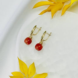 Серьги из Сердолика