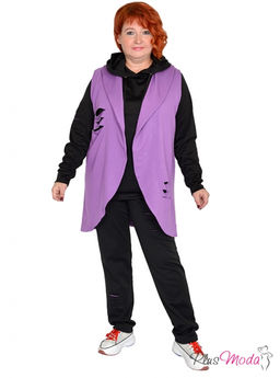 Жакет-дубленка Модель №1384 размеры 44-84 - Plusmoda фото 26