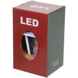 Сувенир с подсветкой "Фонарь-Снеговик" 8*7*14 см