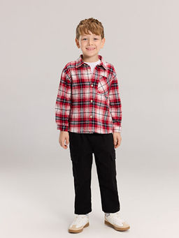 Ekose Uzun Kollu Erkek ?ocuk G?mlek