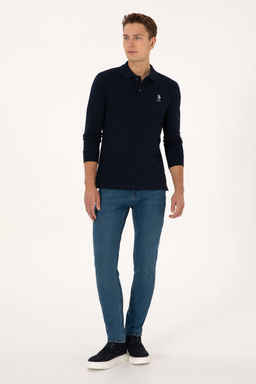 Erkek Lacivert Basic Sweatshirt - U.s. polo assn фото 18