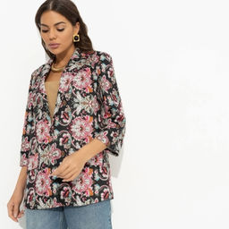 Жакет с подплечниками Всемирное признание (black) - Charutti фото 2