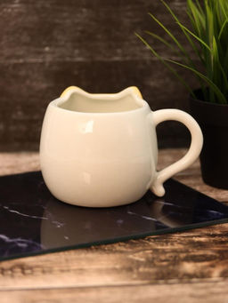 Кружка керамическая iLikeGift Ginger cat, orange (410 мл)