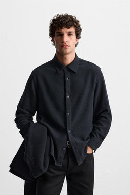 BOUCLE TEXTURED SHIRT - Zara фото 18