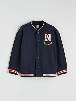 New York Bask?l? Erkek ?ocuk Kolej Ceket