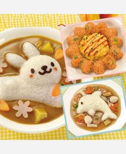 Формы для риса и др гарниров, набор Заяц+Дельфин+Подсолнух. 9046188 - Yiwu youda import & export co фото 5