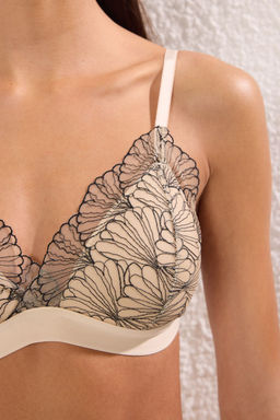 Trendyolmilla Ten Cicekli Lastik Detayl? Dantel Kapl? Bralette Orme Sutyen THMSS25SU00043  фото 3