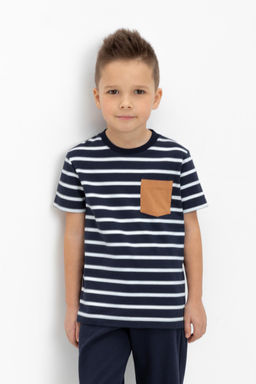 Crockid _ КР 302380/индиго,полоска к450 фуфайка для мал