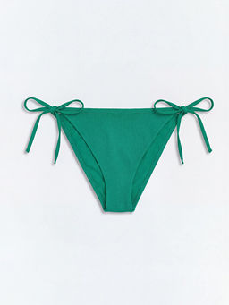 Dokulu Ba?lamal? Kad?n Brazilian Bikini Alt?