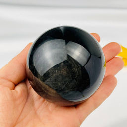 Шар из Обсидиана золотистого
