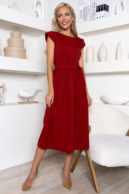 Платье Open Style 6138 бордовый