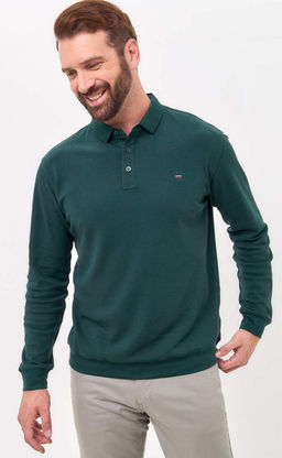 Поло д/р F421-07-7021 green - Fine joyce фото 8