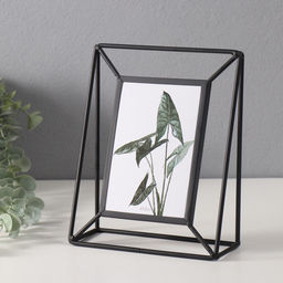 Фоторамка для фото 10×15 см «Лофт. Пространство», металл, чёрная, 22×17.3×6.5 см