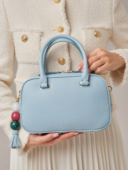 Кожаная сумка Hawaii DBR 31216 светло-голубой