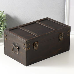 Шкатулка для украшений «Сундук. Нестор», дерево, 30×18×14 см