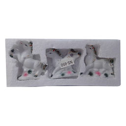 Лошадь символ 2026 года уп-3шт фарфор символ силы, мощи, достижения цели и победы 7см-8см