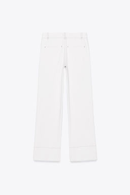 BOOTCUT TROUSERS WITH TOPSTITCHING - Zara фото 11