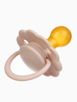 Соски-пустышки, от 6 мес., латекс, классические, в контейнере, набор из 2 шт., нюд/персиковый, M&B