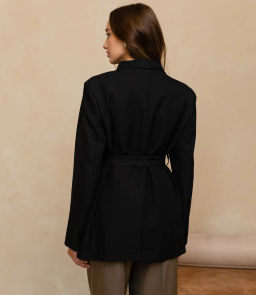 Жакет #КТ9703, чёрный