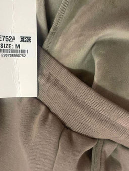 E752 GRAY/BEIGE Брюки спортивные утепленные женские (хлопок 95%, полиэстер 5%)