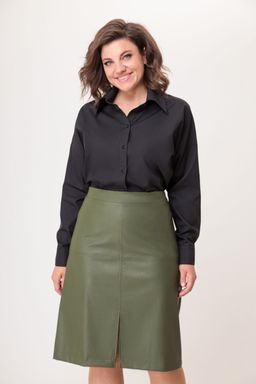 Блуза Swallow 803.2 черный+серебряный узор фото 199