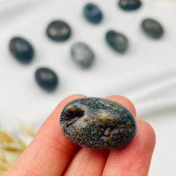 Галтовка из Пирита замещённая агатом - Радуга самоцветов фото 2