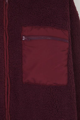 Winter Essentials Murdum Polar Fermuarl? Dik Yaka Cep Detayl? Orme Sweatshirt TWOAW24SW00071
