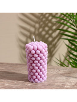 Свеча "Столб шарики" 5х5х9 см, соевый воск, микс